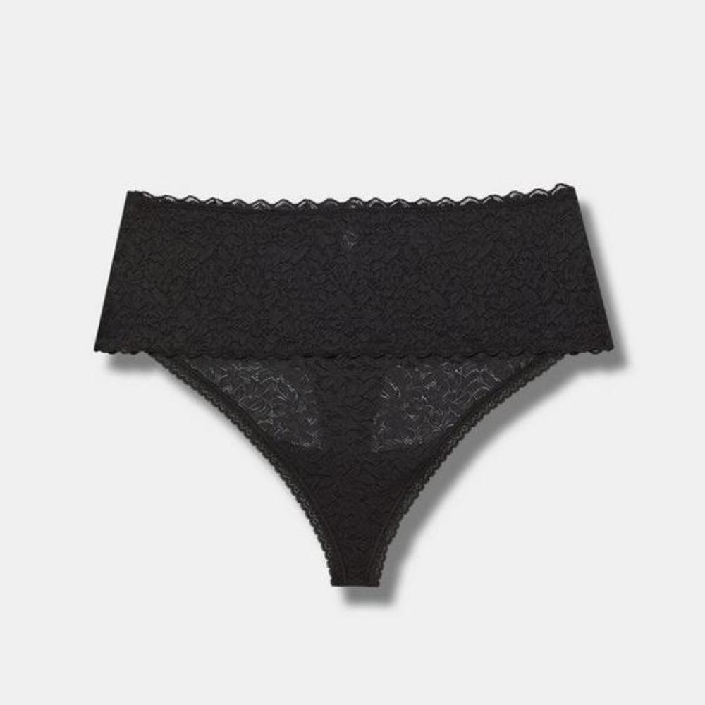 4-Way Stretch Mid-Rise Thong Panty